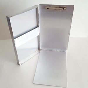 Aluminum Contractors Portable Desk Small - Holds 8.5"x5.5" Paper *AS IS*…